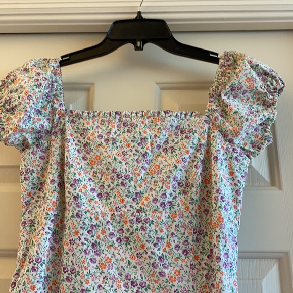Tommy Hilfiger puff sleeve mini-flower dress, 4 - Picture 2 of 10